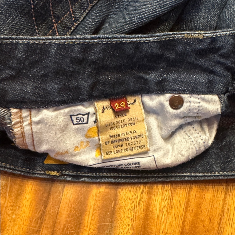 7 For All Mankind Women's Dark Blue Boot Cut Jeans - Picture 12 of 12